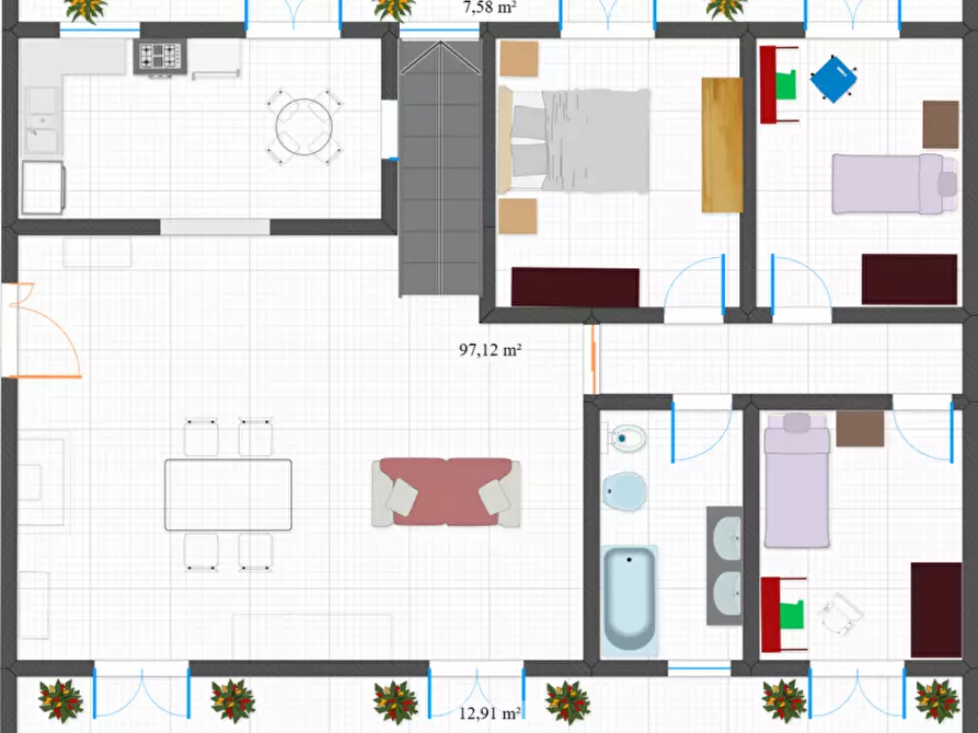 Immagine 35 di Casa bifamiliare in vendita  in Via Giacomo Leopardi a Sannicola