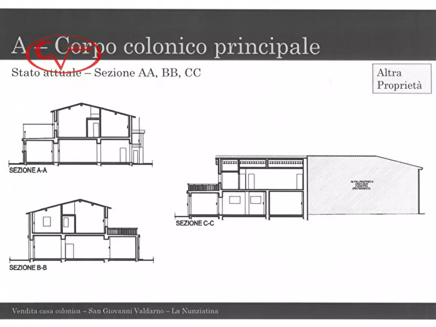 Immagine 19 di Rustico / casale in vendita  in via gruccia a San Giovanni Valdarno