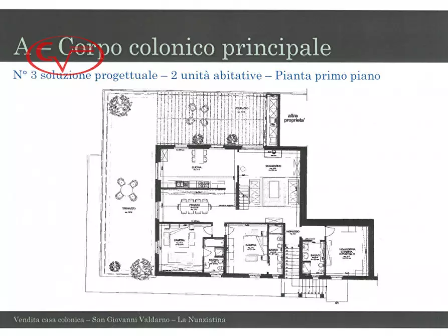 Immagine 28 di Rustico / casale in vendita  in via gruccia a San Giovanni Valdarno