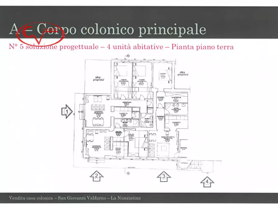 Immagine 33 di Rustico / casale in vendita  in via gruccia a San Giovanni Valdarno
