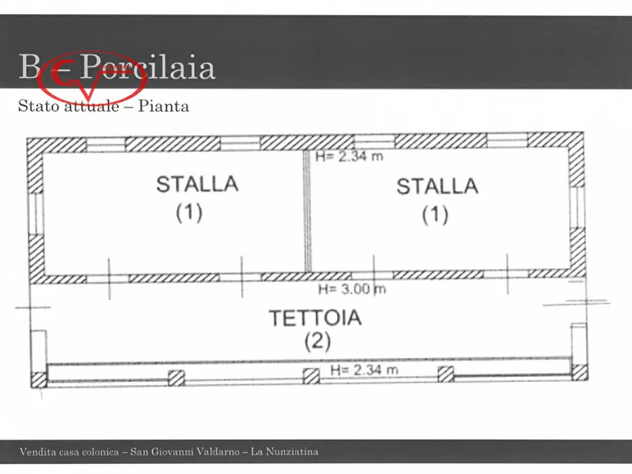 Immagine 37 di Rustico / casale in vendita  in via gruccia a San Giovanni Valdarno