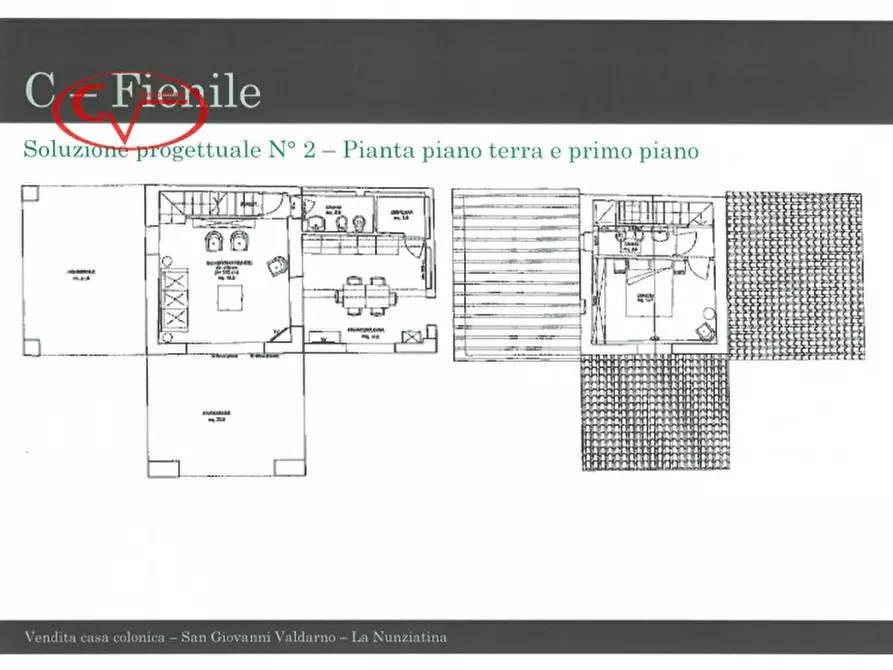 Immagine 43 di Rustico / casale in vendita  in via gruccia a San Giovanni Valdarno