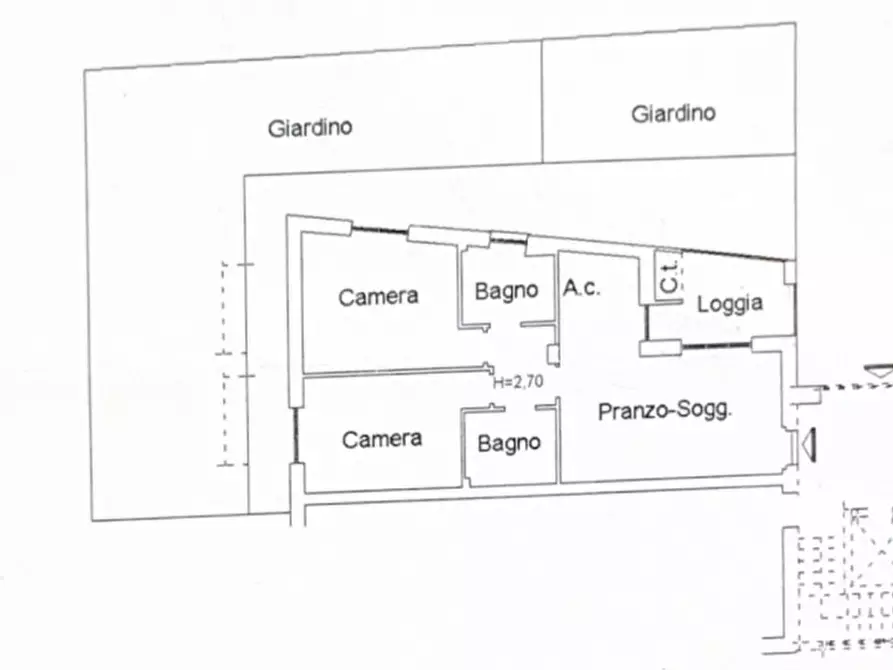 Immagine 20 di Appartamento in vendita  in Via Fratelli Rosselli a Castiglione Del Lago