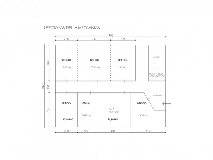 Immagine 8 di Ufficio in affitto  in Via della Meccanica 1 a Vicenza