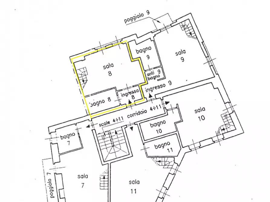 Immagine 22 di Appartamento in vendita  in Vicolo del Molin, n.6 a Mezzana