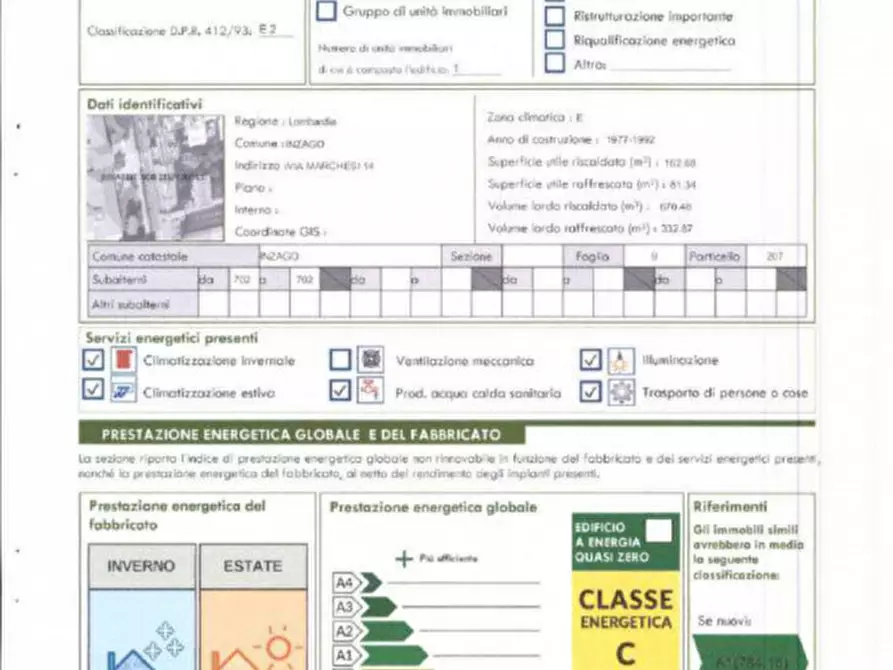 Immagine 5 di Casa indipendente in vendita  in Via Marchesi, 14 a Inzago