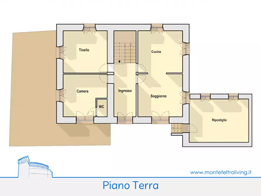 Immagine 29 di Casa indipendente in vendita  in via Borgo a Monte Cerignone