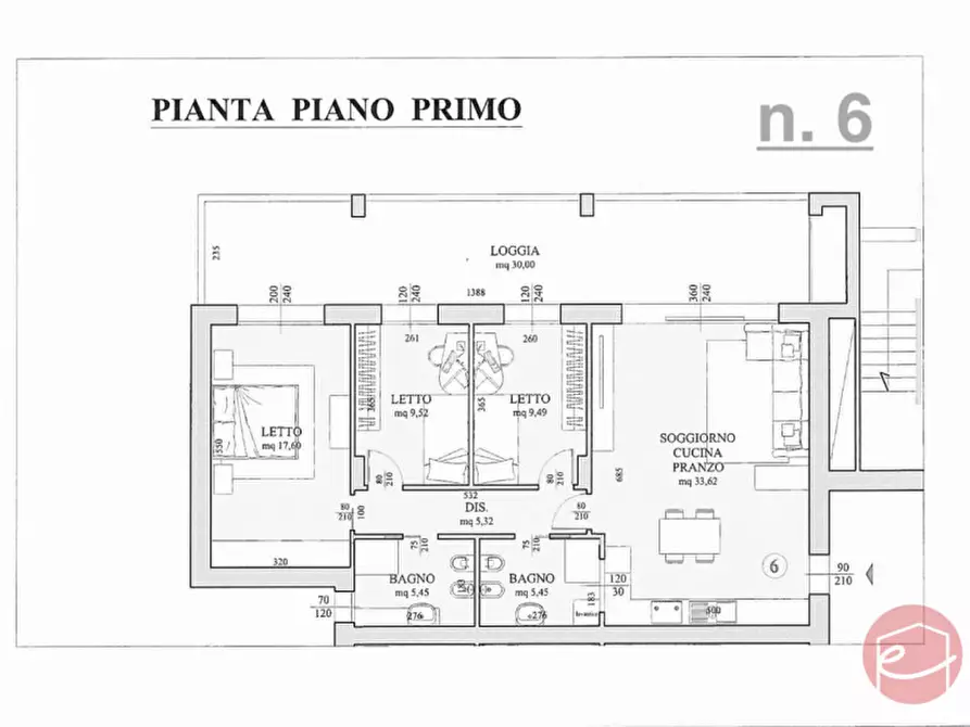 Immagine 14 di Appartamento in vendita  a Cesena