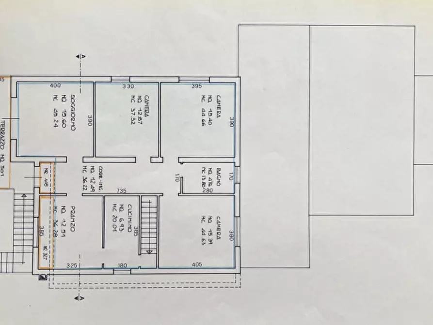 Immagine 25 di Casa indipendente in vendita  in Via Guglielmo Marconi a Pozzonovo