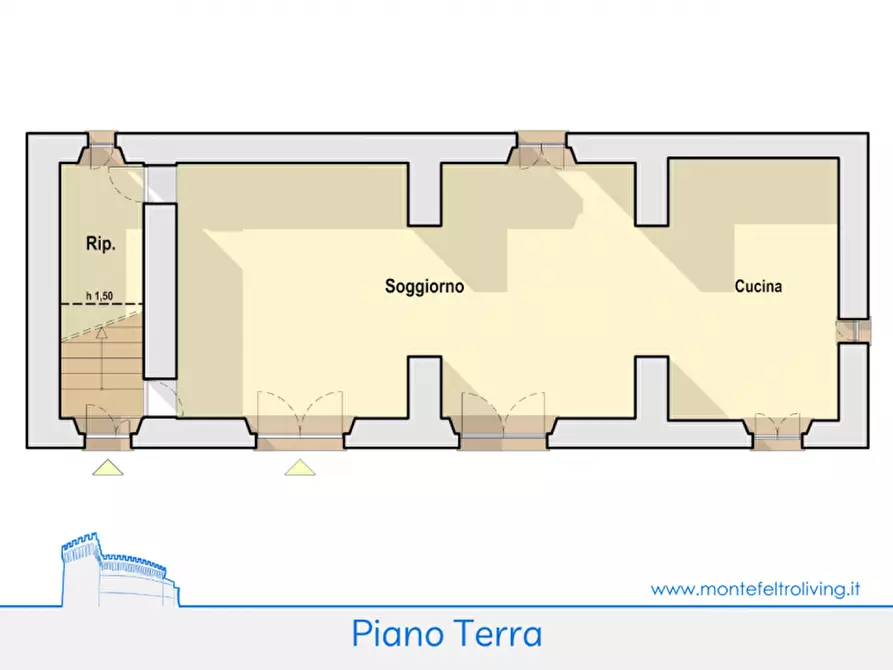 Immagine 18 di Casa indipendente in vendita  in Vocabolo Molino Guinza a Mercatello Sul Metauro