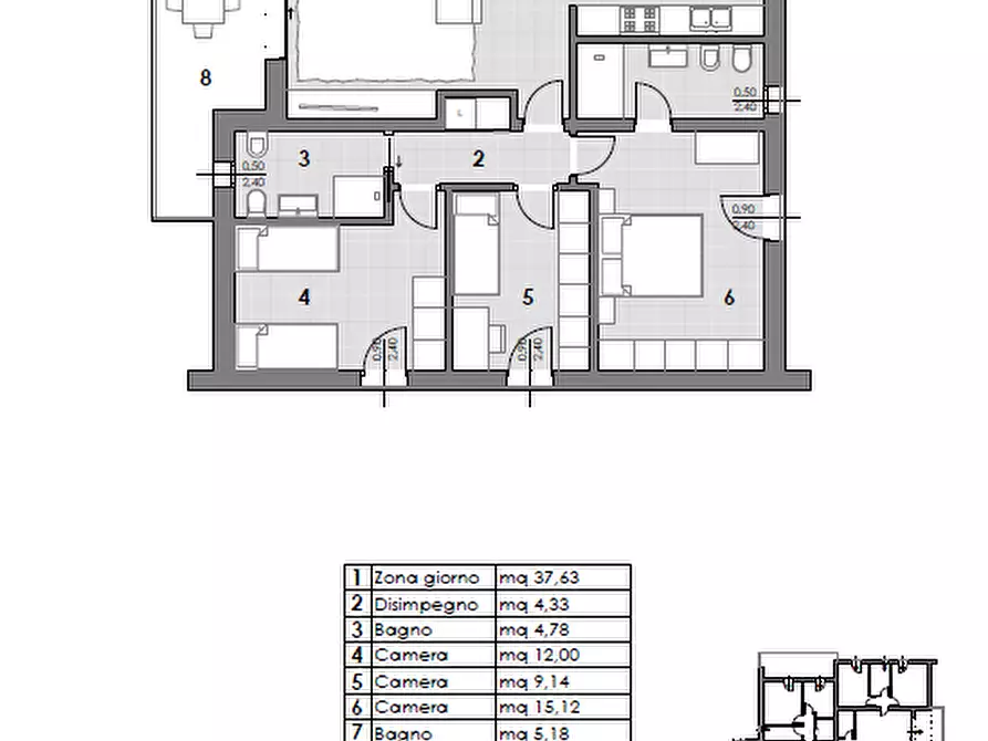 Immagine 6 di Appartamento in vendita  in Via Giuseppe Mazzini a Altavilla Vicentina