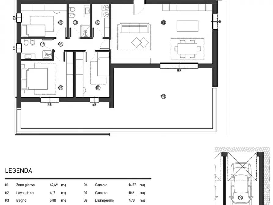 Immagine 7 di Appartamento in vendita  in Via Crea a Isola Vicentina