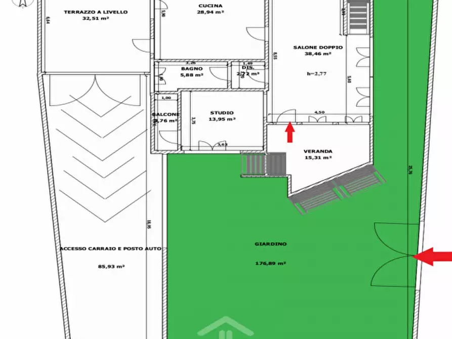 Immagine 90 di Villa in vendita  in Via Carlo Poerio 10 a Cavallino