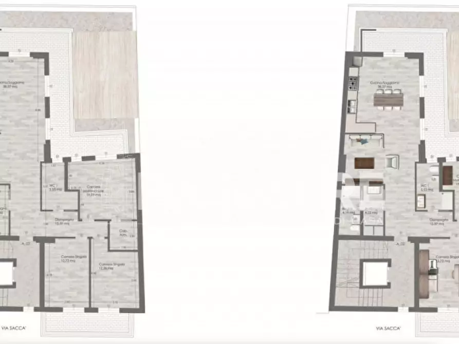 Immagine 5 di Appartamento in vendita  in Via Vincenzo Saccà a Reggio Di Calabria