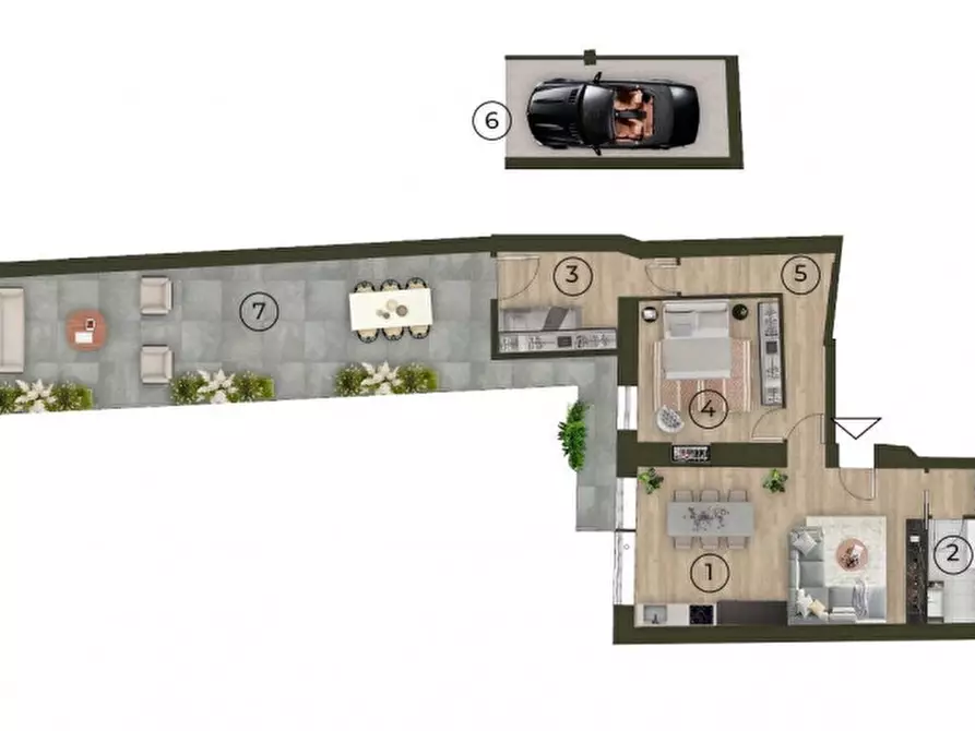 Immagine 5 di Appartamento in vendita  in Via Marconi a Valdagno