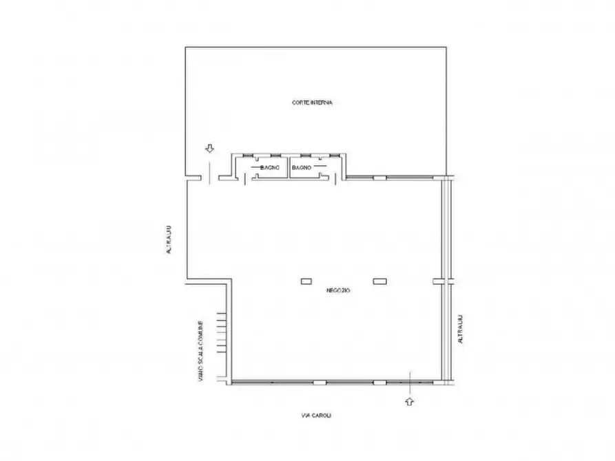 Immagine 11 di Negozio in vendita  in via Martino Luigi Cairoli, N. snc a San Pietro In Lama