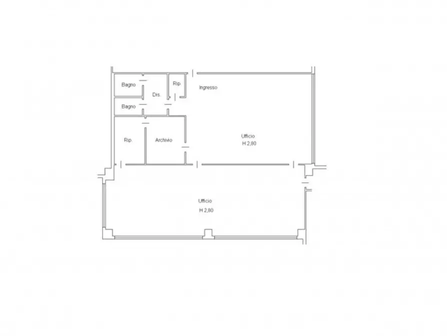 Immagine 14 di Ufficio in vendita  in Via del Consorzio, N. 39 a Falconara Marittima