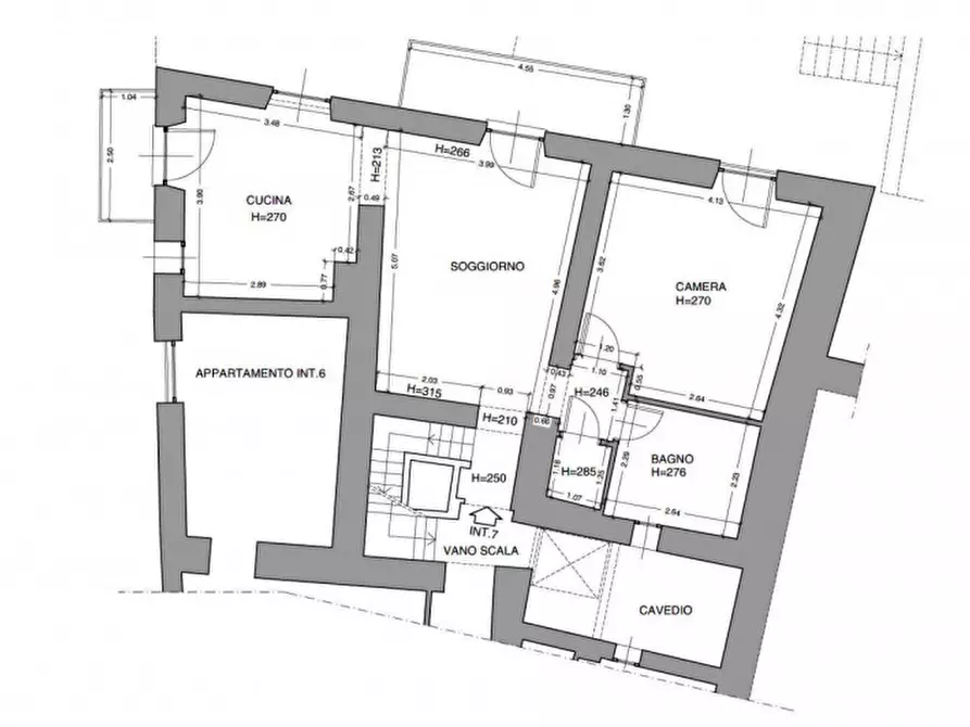 Immagine 20 di Appartamento in vendita  in Piazza Garibaldi, N. 4 a Borzonasca