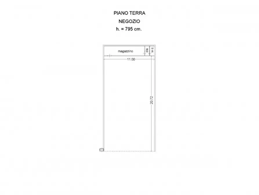 Immagine 5 di Negozio in vendita  in VIA EMILIA PARMENSE, N. 153 a Piacenza