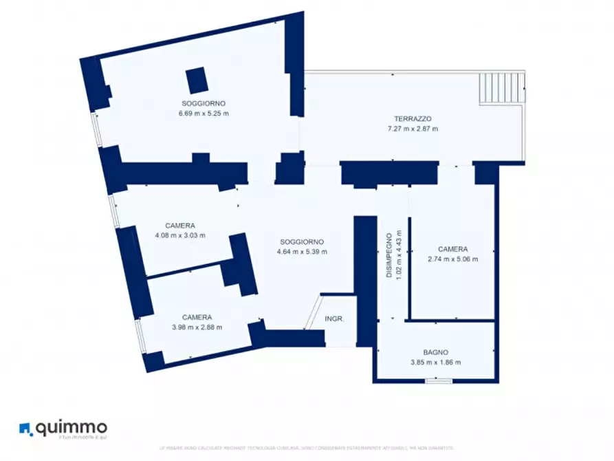 Immagine 16 di Appartamento in vendita  in Piazza Garibaldi, N. 4 a Borzonasca