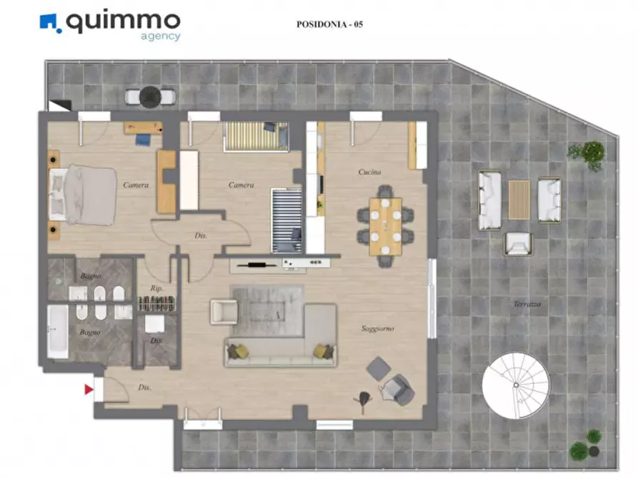 Immagine 29 di Attico in vendita  in Via del Littorale, N. 164 a Livorno