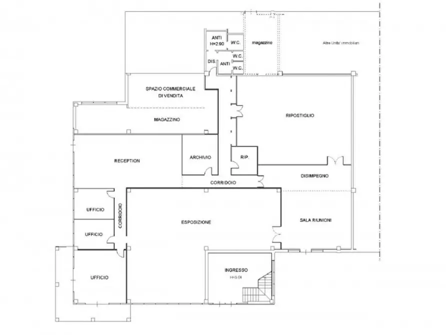 Immagine 19 di Negozio in vendita  in via Marconi, N. 2 a Bolzano Vicentino