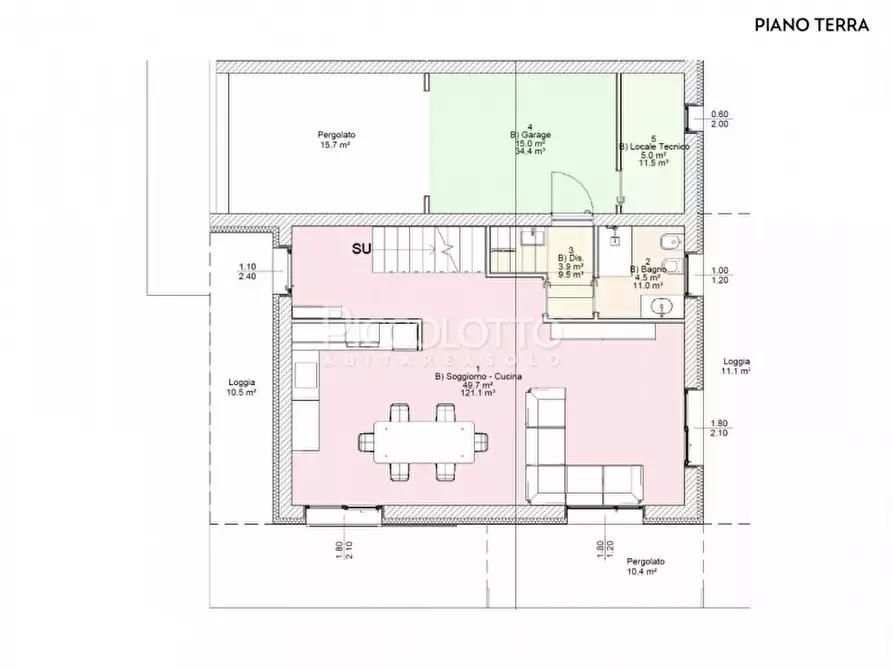 Immagine 12 di Casa bifamiliare in vendita  in viale dei Tigli a Castelcucco