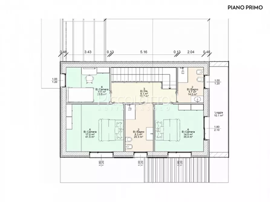 Immagine 13 di Casa bifamiliare in vendita  in viale dei Tigli a Castelcucco