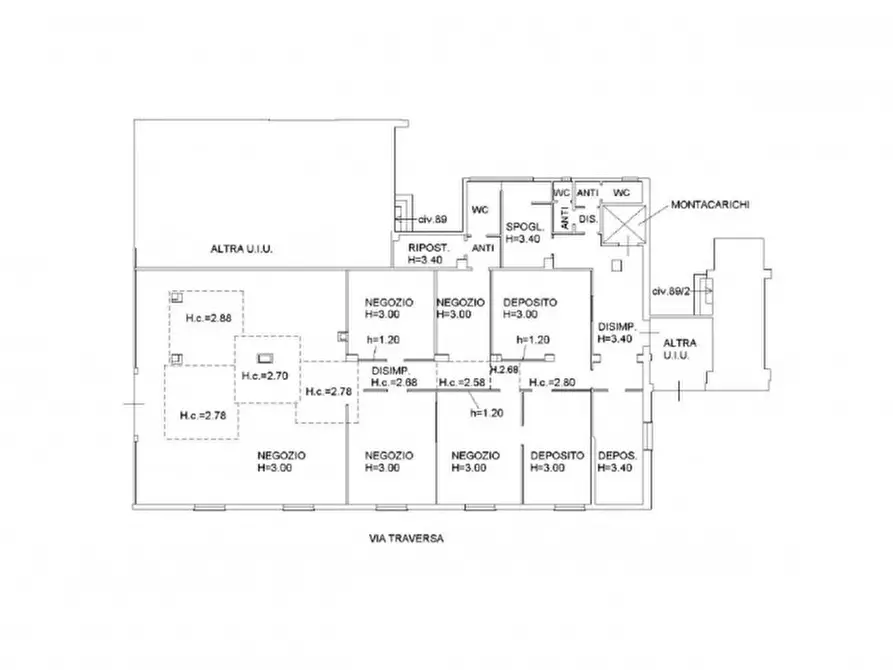 Immagine 5 di Negozio in vendita  in VIA DEL TRIUMVIRATO, N. 89/A a Bologna