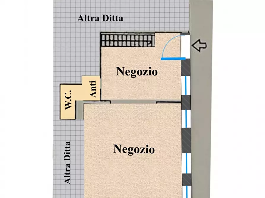 Immagine 8 di Negozio in vendita  in Via Altinate a Padova