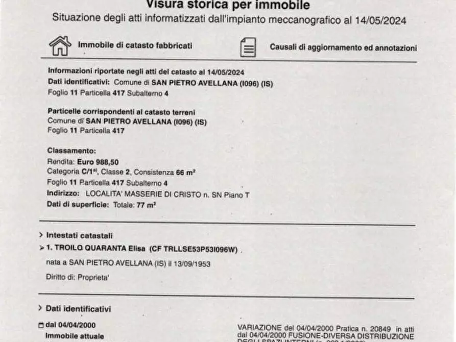 Immagine 4 di Appartamento in vendita  in Localita' Masserie di Cristo - 86088 San Pietro Avellana (IS) a San Pietro Avellana