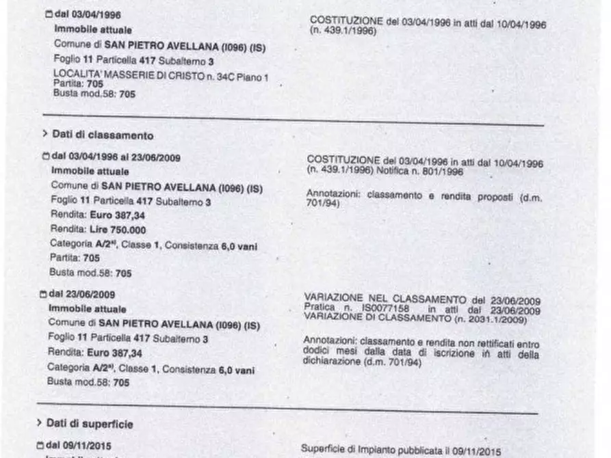 Immagine 8 di Appartamento in vendita  in Localita' Masserie di Cristo - 86088 San Pietro Avellana (IS) a San Pietro Avellana