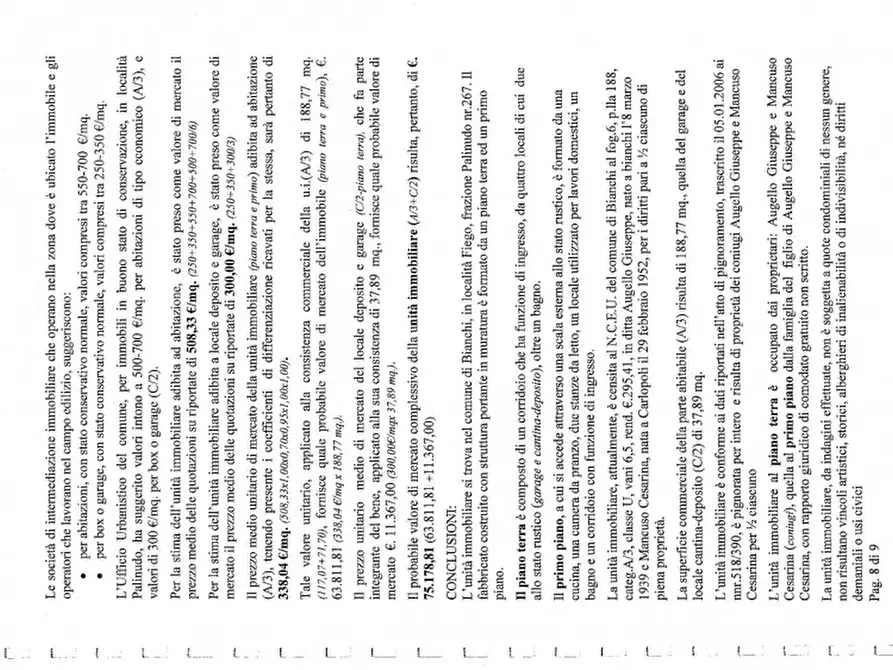 Immagine 20 di Appartamento in vendita  in Palinudo, Via Fego - 87050 Bianchi (CS) a Bianchi