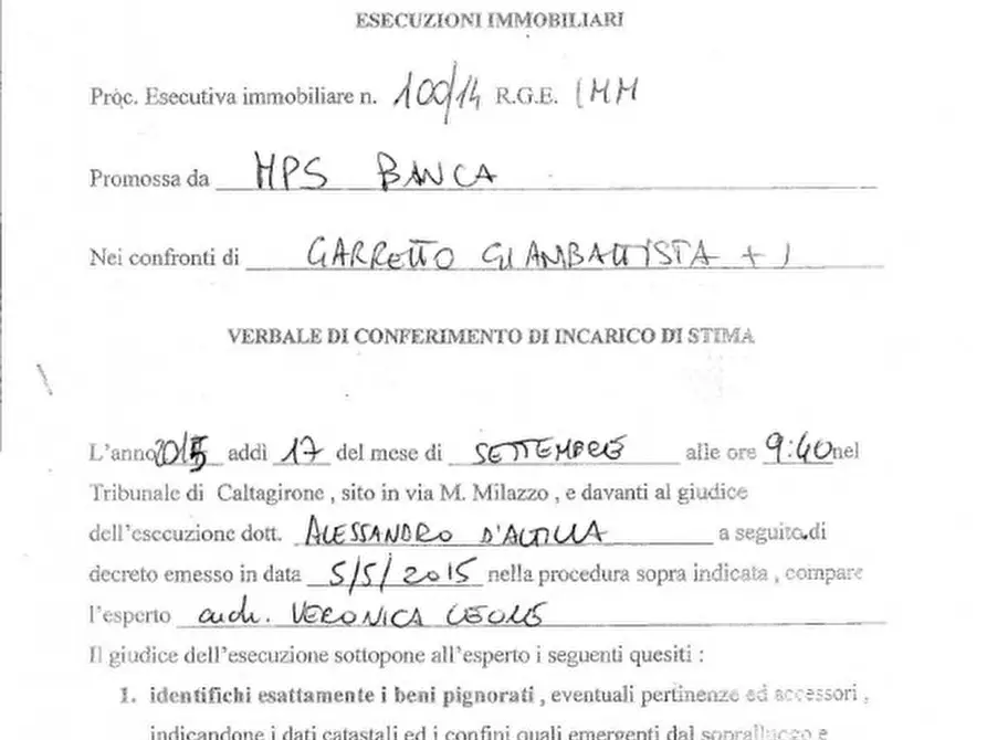 Immagine 1 di Appartamento in vendita  in Frazione Granieri - Via Torino, 22 Caltagirone (CT) a Caltagirone