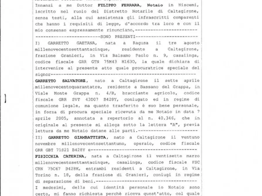 Immagine 5 di Appartamento in vendita  in Frazione Granieri - Via Torino, 22 Caltagirone (CT) a Caltagirone