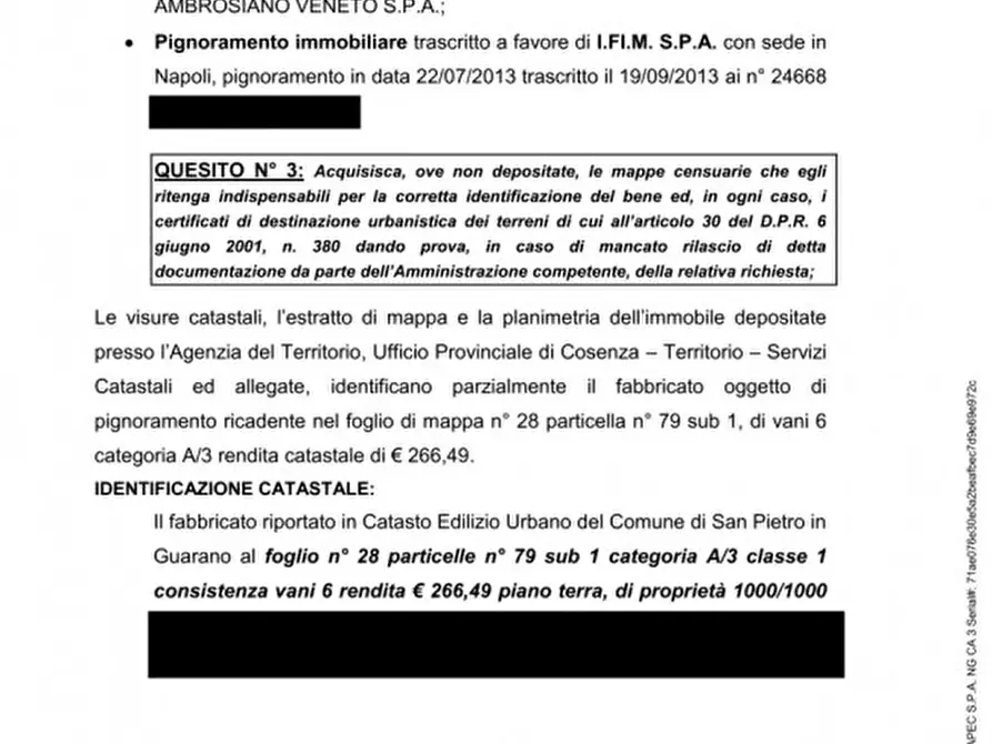 Immagine 8 di Appartamento in vendita  in Padula, Via Due Forni - 87047 San Pietro in Guarano (CS) a San Pietro In Guarano