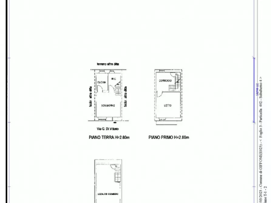 Immagine 3 di Appartamento in vendita  in via G Di Vittorio, 22 - 89020 Giffone (RC) a Giffone