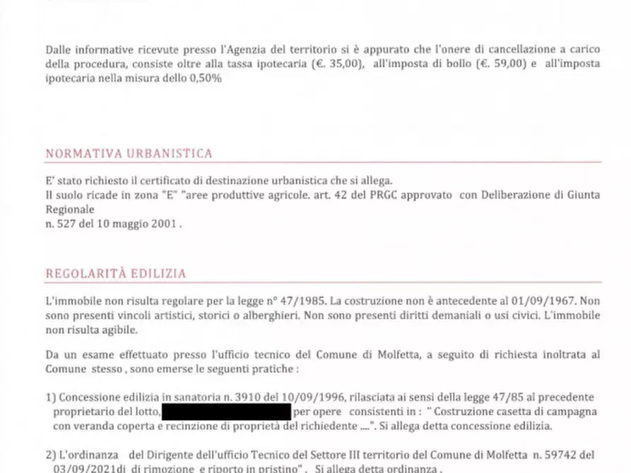 Immagine 2 di Appartamento in vendita  in Contrada San Chirico o Macchia delle Monache - 70056 Molfetta (BA) a Molfetta
