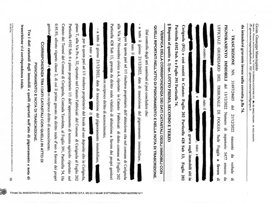 Immagine 2 di Appartamento in vendita  in Via IV Novembre, 4 - 71042 Cerignola (FG) a Cerignola