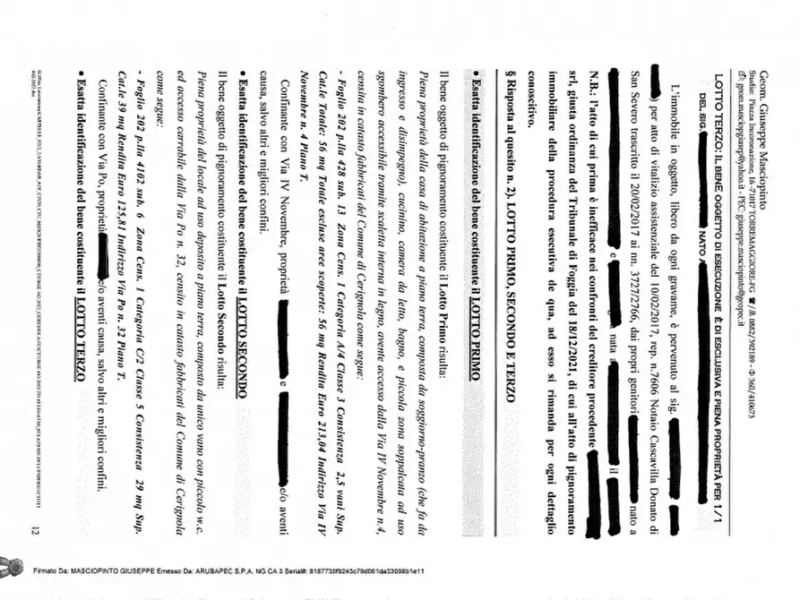 Immagine 4 di Appartamento in vendita  in Via IV Novembre, 4 - 71042 Cerignola (FG) a Cerignola