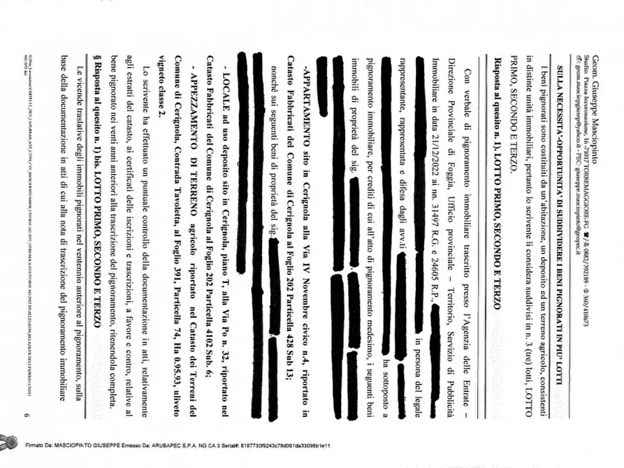 Immagine 17 di Appartamento in vendita  in Via IV Novembre, 4 - 71042 Cerignola (FG) a Cerignola