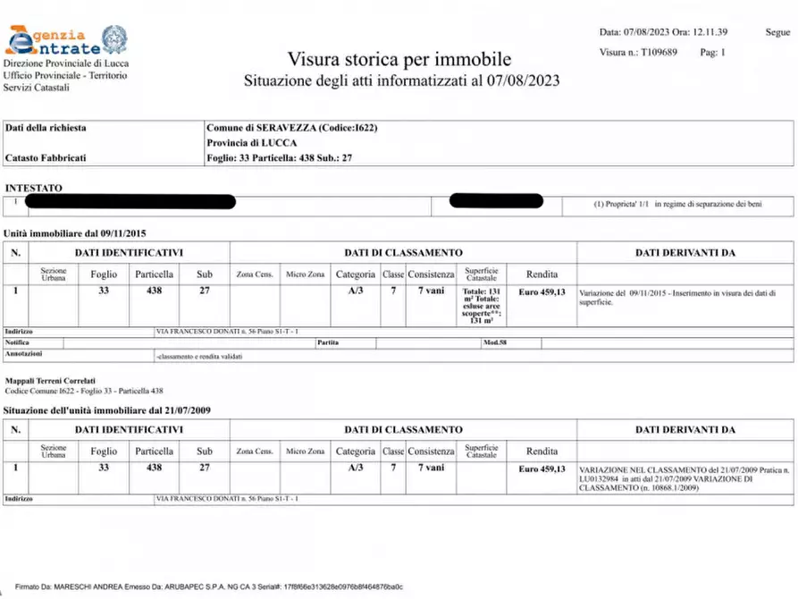 Immagine 12 di Appartamento in vendita  in Via Francesco Donati, 56, 55047 Seravezza LU, Italia a Seravezza