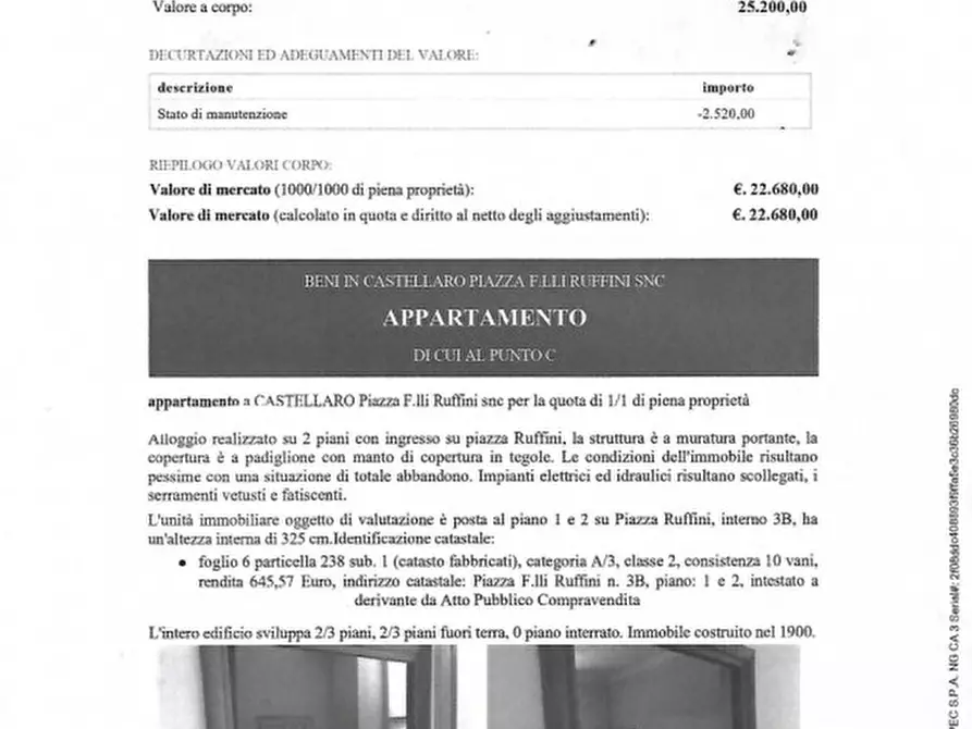 Immagine 2 di Appartamento in vendita  in Piazza Fratelli Ruffini snc int3B - 18011 Castellaro (IM) a Castellaro