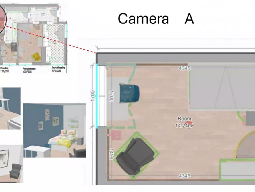 Immagine 14 di Camera in affitto  in Via Endrici a Trento