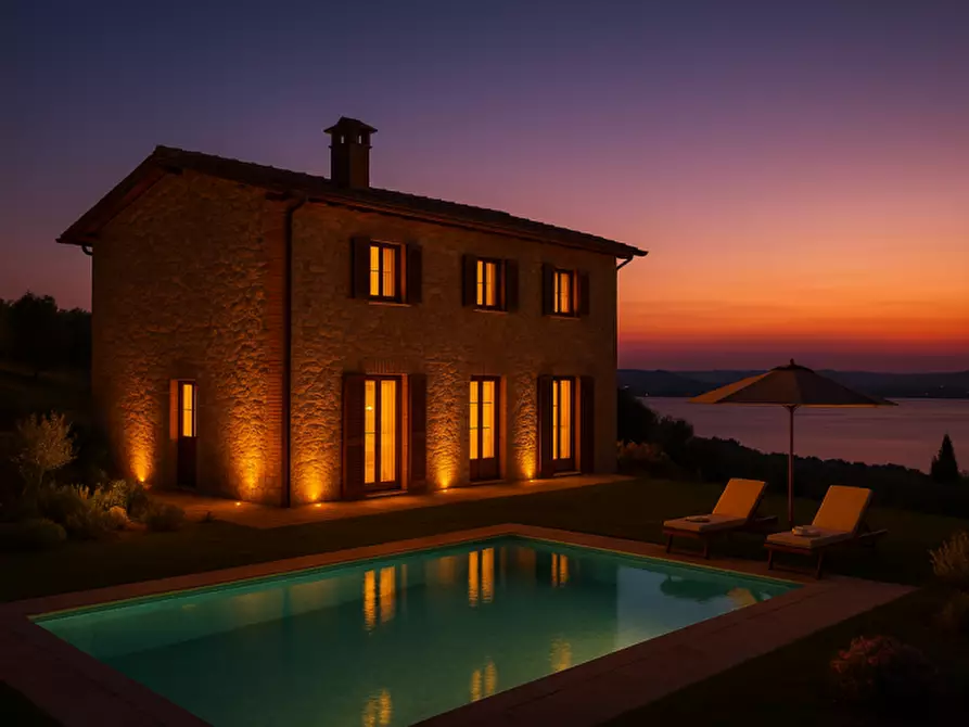 Immagine 3 di Villa in vendita  a Passignano Sul Trasimeno