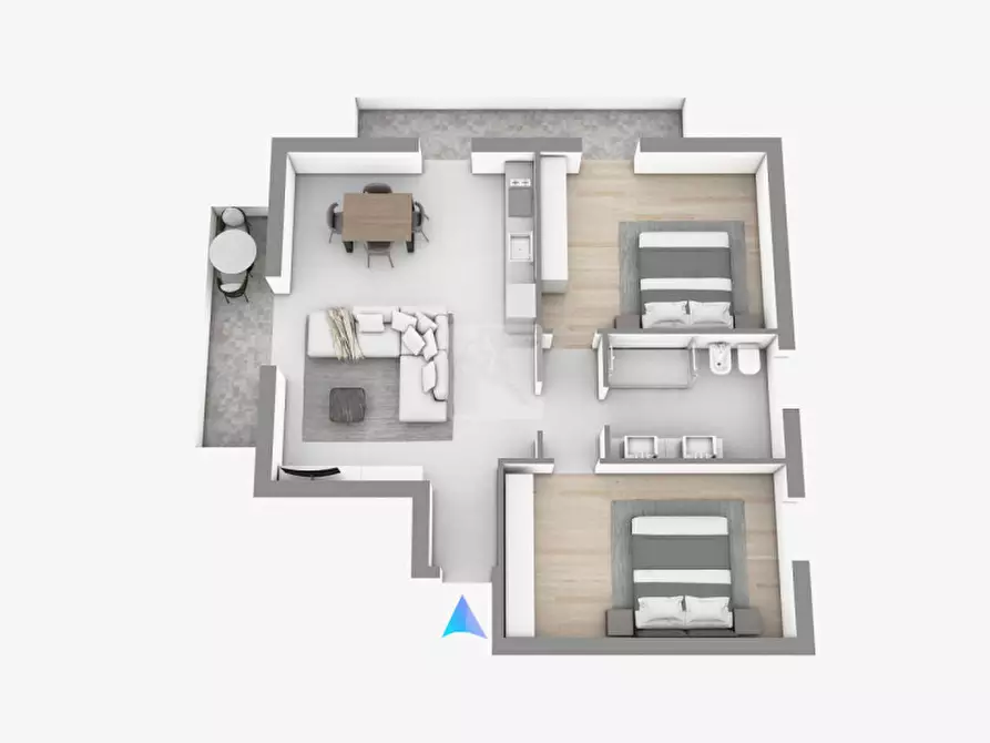 Immagine 1 di Appartamento in vendita  in Via Pier Antonio Cassoni a Ledro