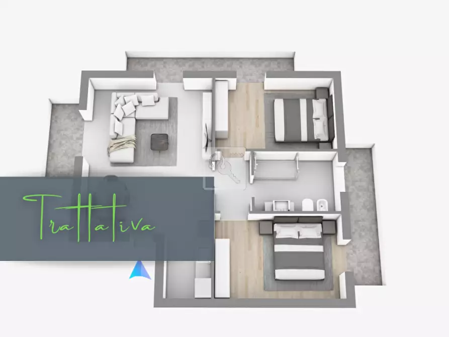 Immagine 1 di Appartamento in vendita  in Via Pier Antonio Cassoni a Ledro