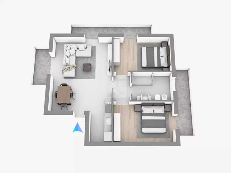 Immagine 2 di Appartamento in vendita  in Via Pier Antonio Cassoni a Ledro