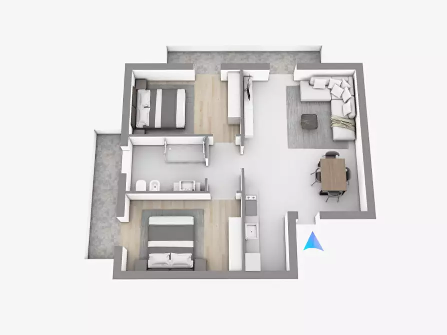 Immagine 2 di Appartamento in vendita  in Via Pier Antonio Cassoni a Ledro