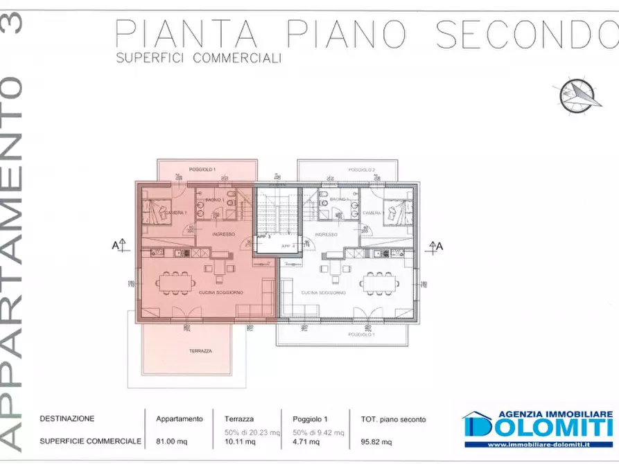 Immagine 10 di Appartamento in vendita  in Streda de Costa a Canazei